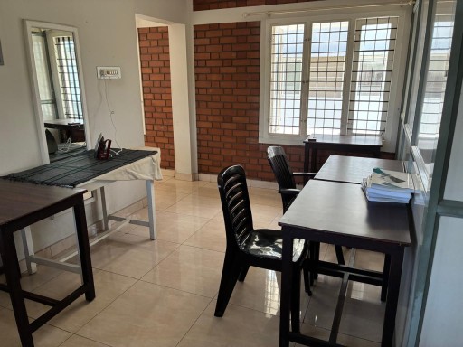 Dedicated study area and ironing tables