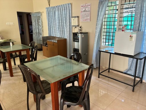 Spacious dining area